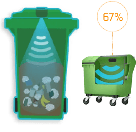 Smart TrashBin Illustration